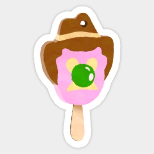 Bubble O Bill (green) Sticker